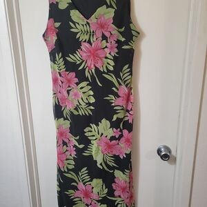 Dr2 Floral Black Maxi Dress